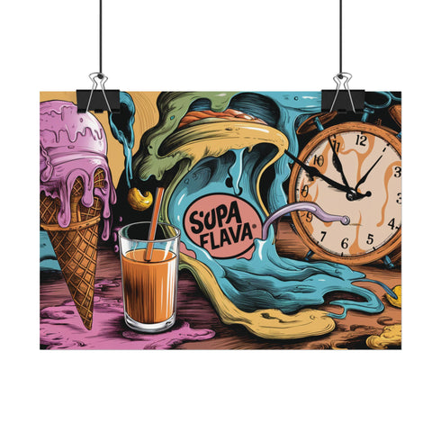 Surreal Drip Poster