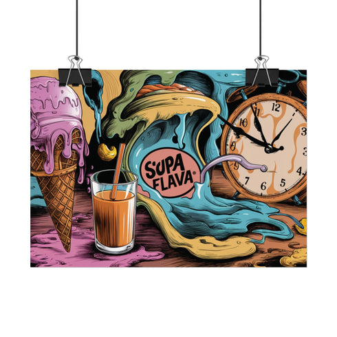 Surreal Drip Poster